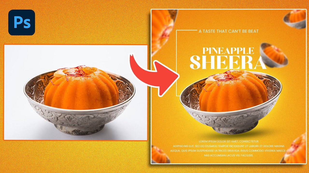 Social media design using photoshop / social media creative kaise banaye