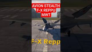 F-X REPPU Avión de Sigilo en MWT TANK BATTLES #mwt #mwttankbattles #mwtshorts