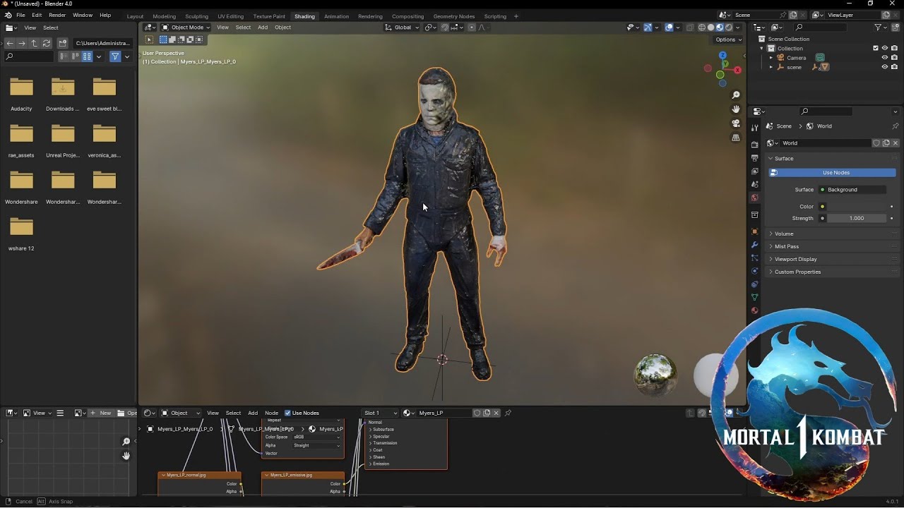 MK1 MICHAEL MYERS SUB ZERO MOD 2024 DESIGN - YouTube