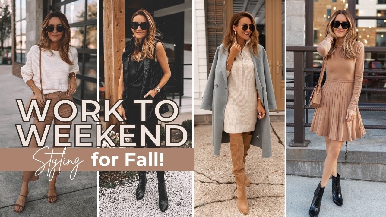 Work to Weekend Outfits for Fall - Karina Style Diaries