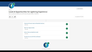 5) Leads & Opportunities for Lightning Experience +1,200P||4) Visualize Success with Path and Kanban
