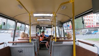 Архангельск Travel 4K in the PAZ-32054 bus. автобус ПАЗ-32054