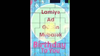 Lamiyə Ad Günün Mübarək Olsun 🎂🎁 Resimi