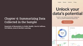 Chapter 4 – Summarizing Data Collected in the Sample #publichealth #mphstudent Net Worth