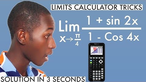 The TI-84 Limit "Cheat Code" They DON