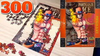 ジグソーパズル【300ピース】ワンピース 白ひげ海賊団 ポートガス D エース アニメ jigsaw puzzle 300pieces onepiece anime portgas.d.ace