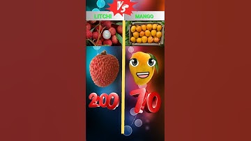 Litchi Vs Mango #shorts #youtubeshorts @MRINDIANHACKE