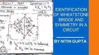 PART II: IDENTIFICATION OF WHEATSTONE BRIDGE; SYMMETRICAL ARGUMENTS