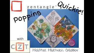 Poppins | Zentangle® Quickie