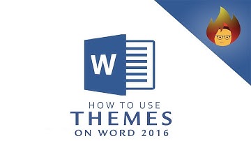 How to use THEMES | MICROSOFT WORD 2016