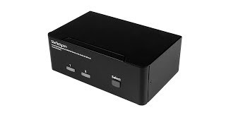 2-Port DisplayPort Dual-Monitor KVM Switch - 4K 60Hz - SV231DPDDUA2  | StarTech.com