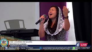 Video thumbnail of "Cadena de coros de adoración Lourdes de Najera"