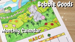 Bobbie Goods March Coloring Page! Color along using Ohuhu Markers & music 🎧 