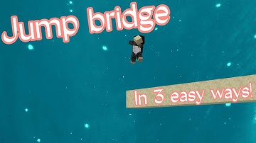 How to jump bridge on Mcpe in 3 easy ways! |MCPE|New touch controls| Mobile and IPad |