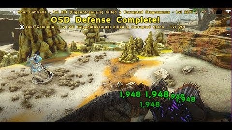 PRIMITIVE SADDLE IMPRINTED GIGA RED OSD WIN | SOLO | ARK EXTINCTION (SINGLE PLAYER)