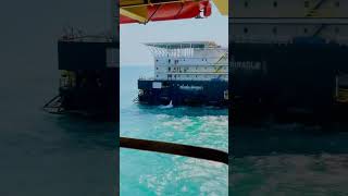 “Life in the middle of the ocean! 🌊🚧” @Surjakanta_19