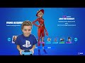 10 Year Old Kid &amp; His Mum Full Gameplay Using NEW Fortnite Skins Unlocking THE HIGH STAKES CLUB Pack