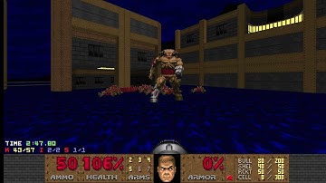 Doom 2 - Moonlit District (Map 2: Impose): UV-Fast 100% (Map Author: ZeMystic)