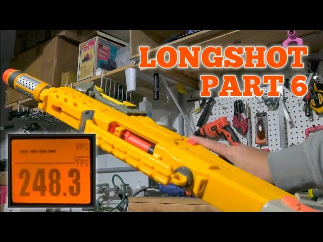 Longshot mod, 14kg spring : r/Nerf