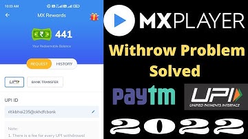 MX Player Withdrawal Problem Solved | 100%WORKING TRICK | 30 Jan 2022