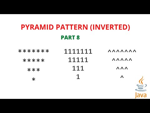 Inverted Pyramid pattern | Inverted Hill pattern | Star pattern | Part 8 | malayalam | Code eureka