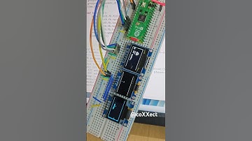3 SSD1306 OLED on Raspberry Pi Pico 2/MicroPython