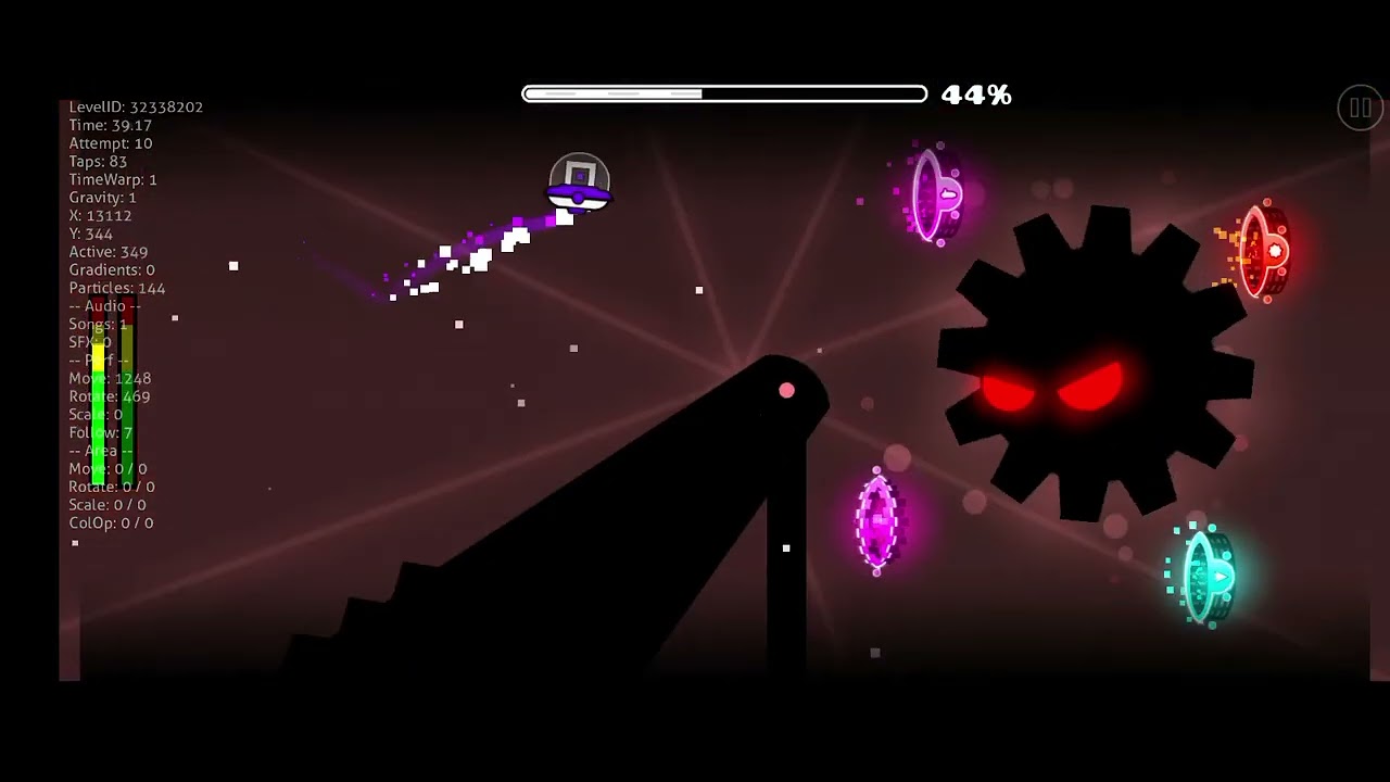 Me being a noob at Geometry Dash ;-; - YouTube