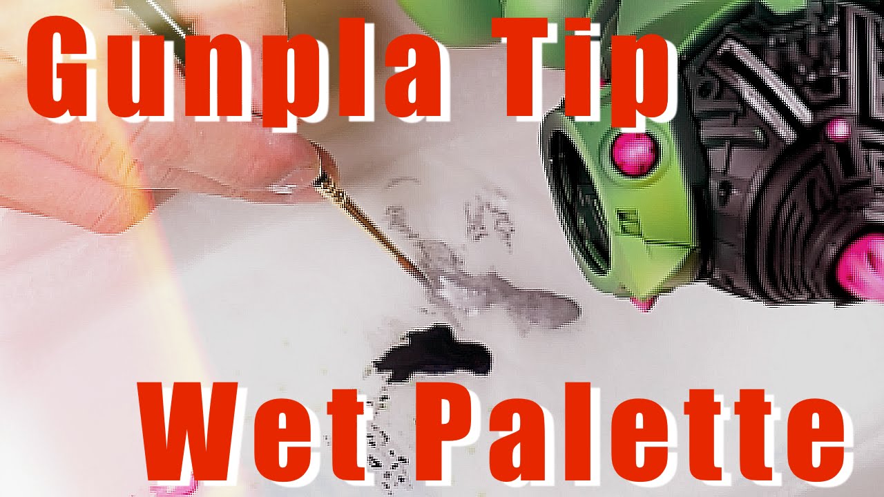 How to make a wet palette for painting Gunpla - Gunpla 101