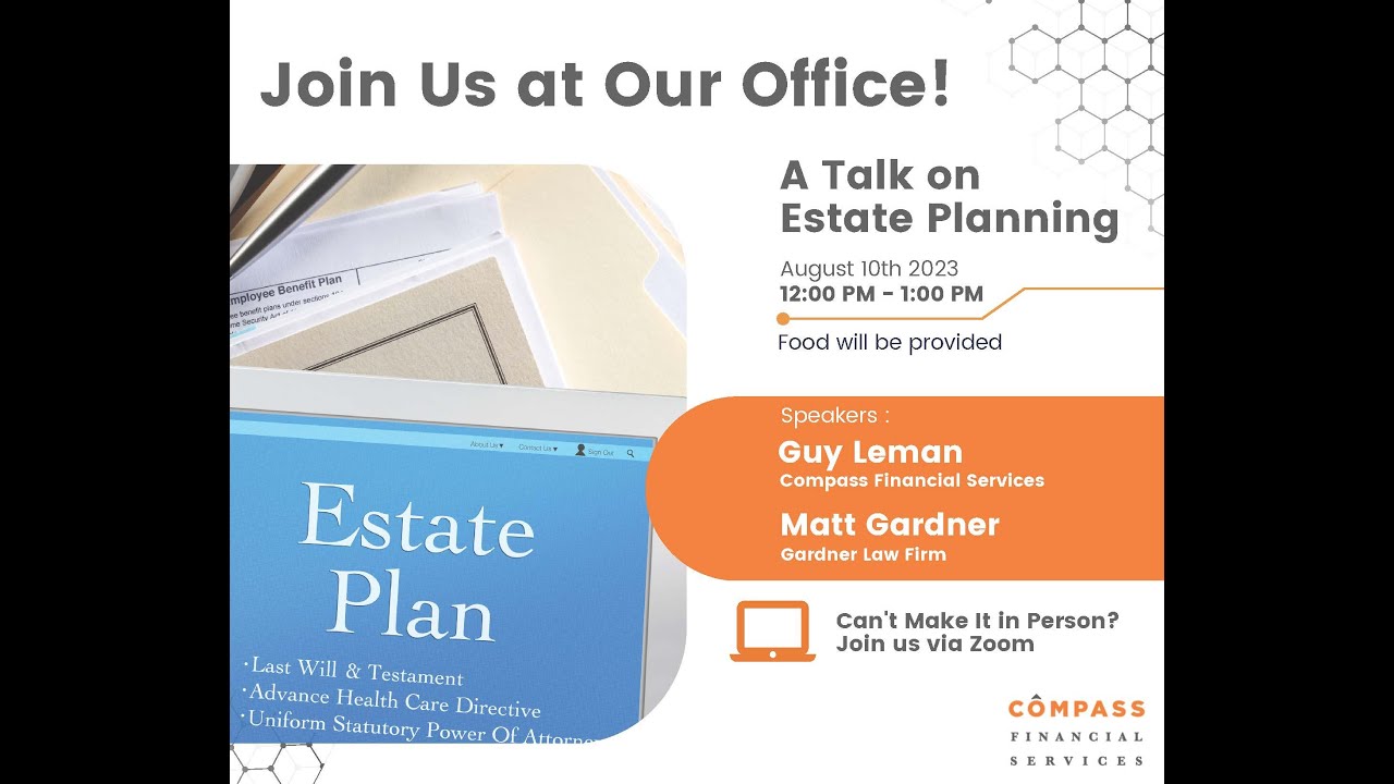 Compass Financial Services Estate Planning Webinar - YouTube