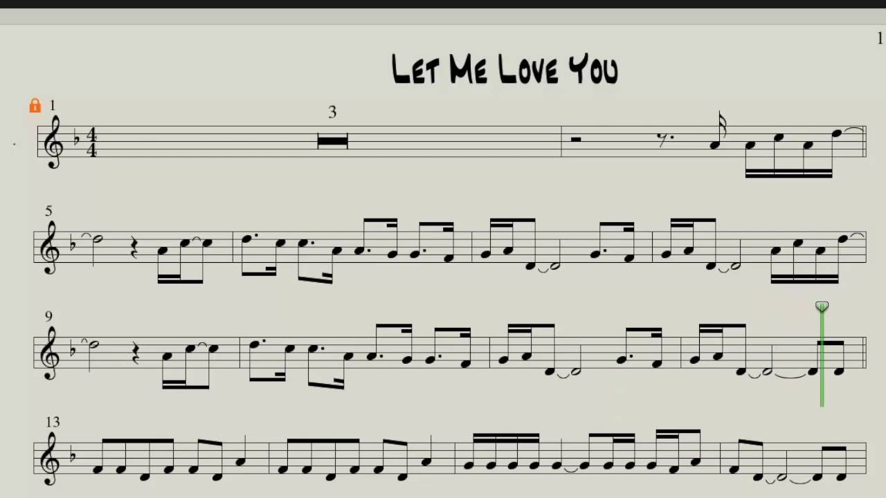 Let me love you justin bieber trumpet youtube