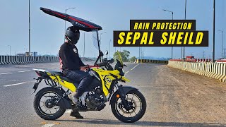 Sepal Shield Installed In Suzuki Vstrom 250sx | Amazing Experience | Rain protection by KSC Vlogs 2,514 views 1 month ago 11 minutes, 47 seconds