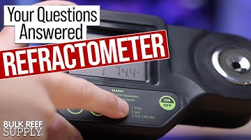 Milwaukee Digital Seawater Refractometer...How to Calibrate, Test & More!