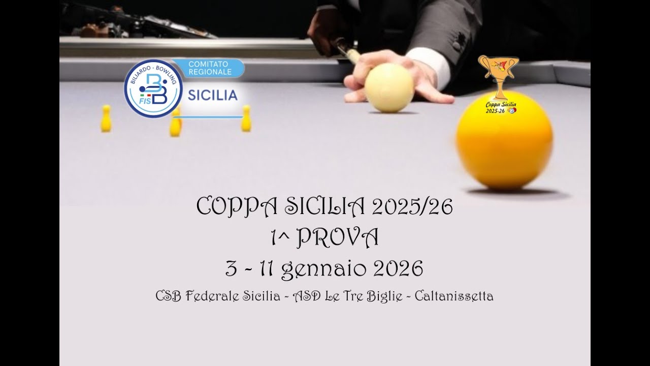 1^ PROVA COPPA SICILIA 2025/26 - CRITTI C. vs CATRAME G.