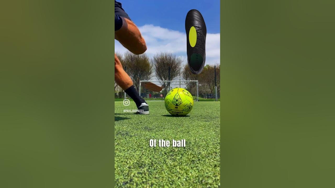 How to strike a soccer ball clean youtube