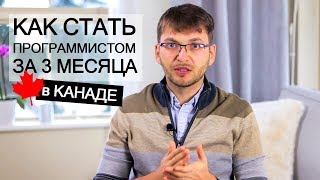 Как стать ПРОГРАММИСТОМ за 3 МЕСЯЦА в КАНАДЕ