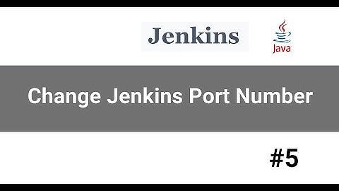How to change Jenkins port number | Change localhost:8080 | Change Jenkins port number 8080