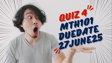 MTH101 || QUIZ 4 || CORRECT ANSWER || Virtual University || VU Knowledge Hub