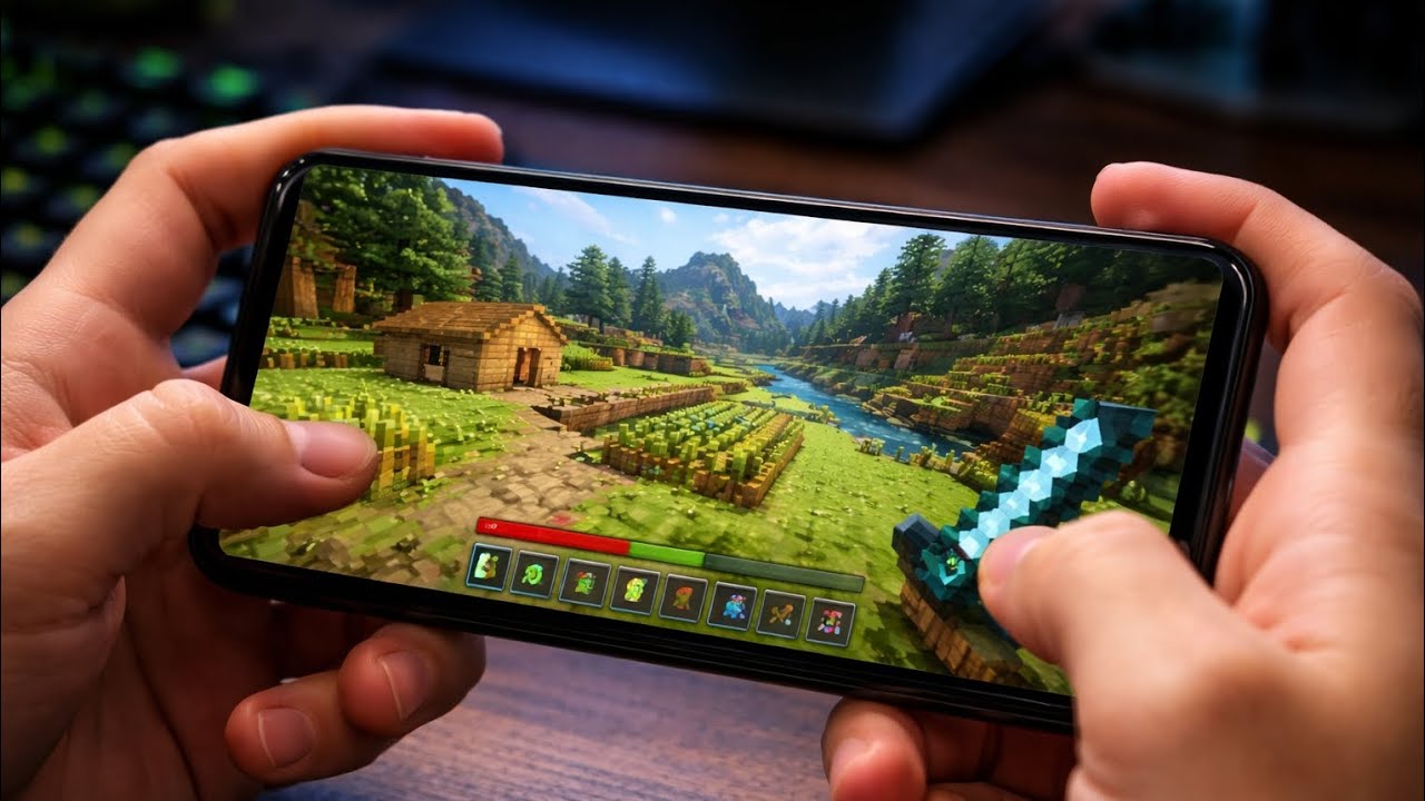 Playing minecraft with 4 finger 👌#minecraft #gaming - YouTube