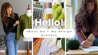 About me and my knitting design process