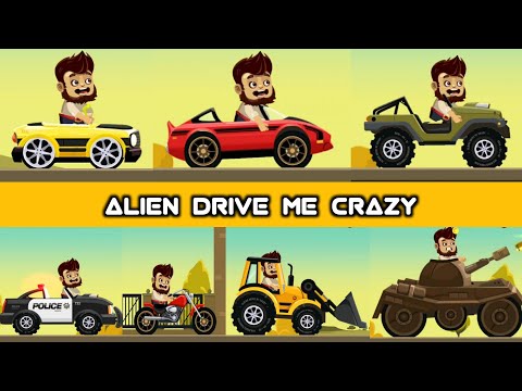 I TRIED ALL CAR IT WAS FUN ALIEN DRIVE ME CRAZY CAR TEST REVIEWING CAR IN ALIEN DRIVE ME CRAZY 