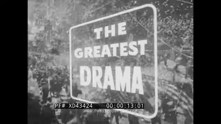 " THE GREATEST DRAMA TV SHOW "  PROFILE OF WENDELL WILKIE   1940 PRESIDENTIAL ELECTION  XD43424