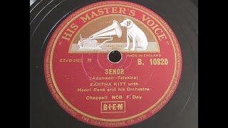 Eartha Kitt &#39;Senor&#39;  1953 78 rpm