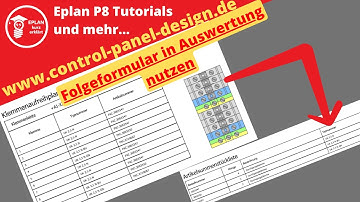 Klemmenaufreihplan mit Artikelsummenstückliste in EPLAN erstellen.