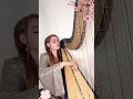 Cozy harp improvisation🧚 #harp #harpmusic #instrumentalmusic #relaxingmusic #relaxingsounds