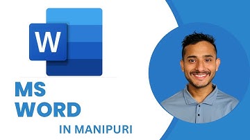 Complete MS word Tutorial in Manipuri #1
