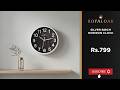 Royaloak Silver Birch Horizon Wall Cum Table Clock