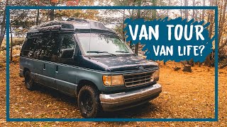 Van Tour |  Our Custom-Made, Self-Converted Ford Econoline Van