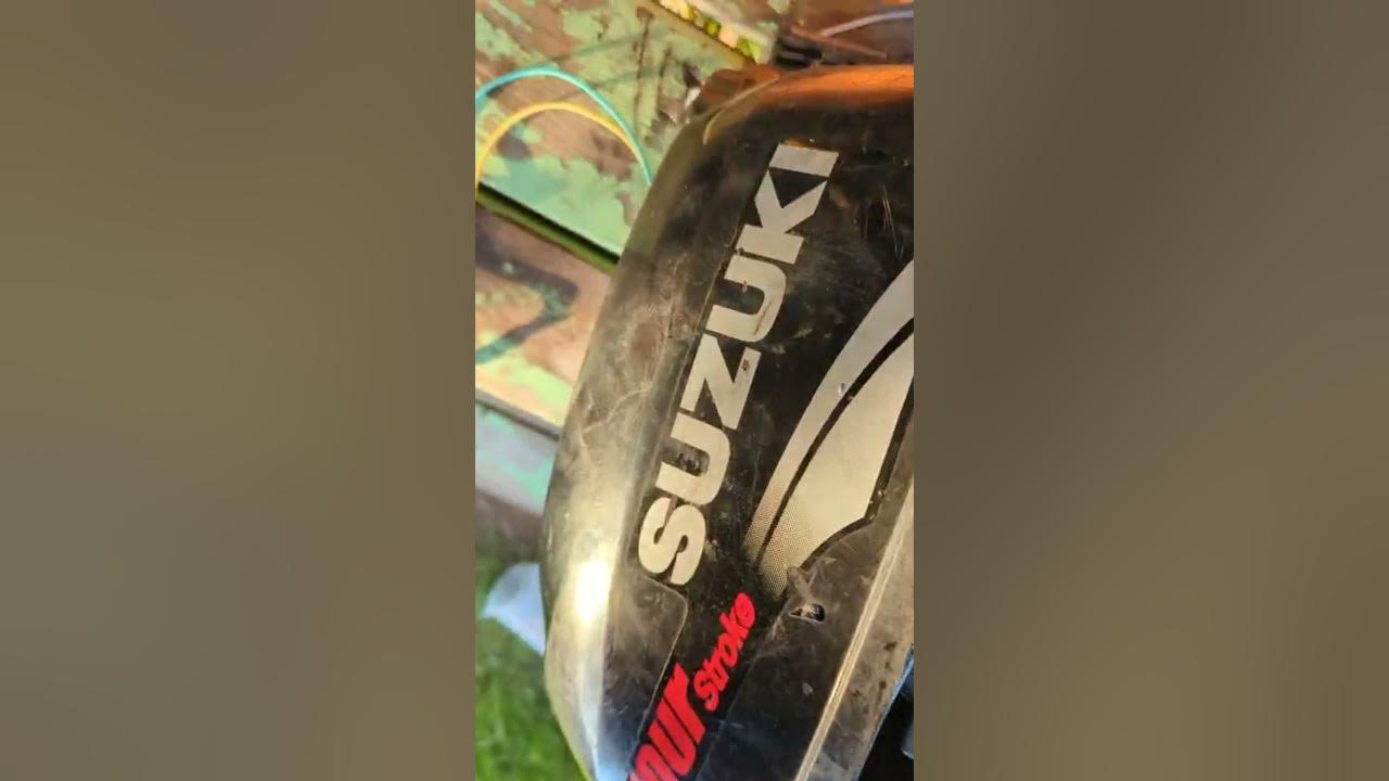 Suzuki 2.5 outboard motor overheating water temperature issue tell tale