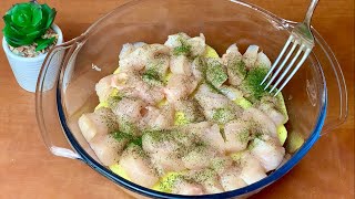 Она такая вкусная что я готовлю каждые выходные Потрясающий рецепт куриной грудки с картошкой