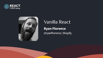 Vanilla React | Ryan Florence